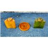 Image 2 : Bakelite Half Moon Salt and Pepper Shaker Set