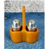 Image 1 : Bakelite Caddy Salt and Pepper Shaker Set