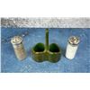 Image 2 : Bakelite Caddy Salt and Pepper Shaker Set