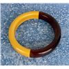 Image 3 : Art Deco Two Color Bakelite Bracelet Bangle