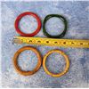 Image 3 : Art Deco Bakelite Bangle Bracelets