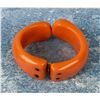 Image 3 : Art Deco Hinged Bakelite Clamper Bracelet
