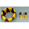 Image 2 : Bakelite Bracelet and Earrings