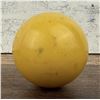 Image 2 : Yellow Bakelite Pool Cue Ball