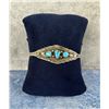 Image 1 : Marie Bahe Navajo Sterling Turquoise Bracelet