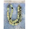 Image 2 : 18k Gold Prehnite and Epidote Necklace