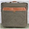 Hartmann Tweed and Leather Rolling Luggage Bag