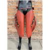 Image 1 : Custom Made Montana Leather Cowgirl Chaps
