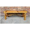 Image 1 : Custom Made Montana Lodgepole Bench