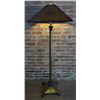 Image 2 : Mid Century Corinthian Brass & Iron Column Lamp
