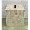 Image 4 : Mother of Pearl Overlay Tissue Box Holder