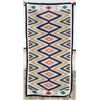 Image 1 : Navajo Indian Eye Dazzler Blanket Rug