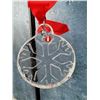 Image 1 : Littala Glass Snowflake Christmas Ornament