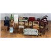 Collection of Miniature Dollhouse Furniture