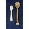 Mother of Pearl and Horn Caviar Spoons