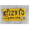 Image 1 : Alaska Motorcycle License Plate