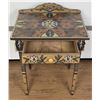 Sticks Furniture Folk Art Painted Side Table