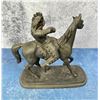 Image 2 : Spelter Indian on Horseback Statue