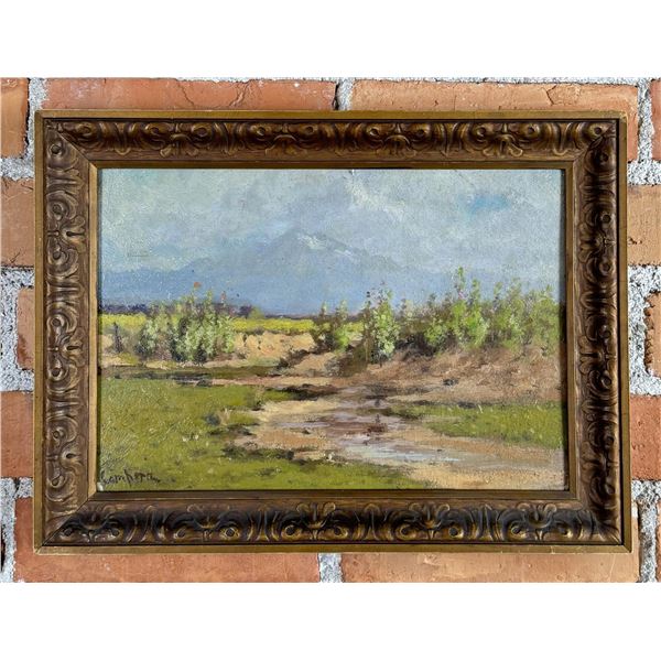 Alexis Comparet Platte River Colorado Oil Painting