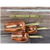 Image 7 : Copper and Brass Kitchen Measuring Scoop Set