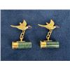Image 1 : Holland & Holland 18k Gold Shotgun Shell Cufflinks