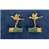 Image 2 : Holland & Holland 18k Gold Shotgun Shell Cufflinks