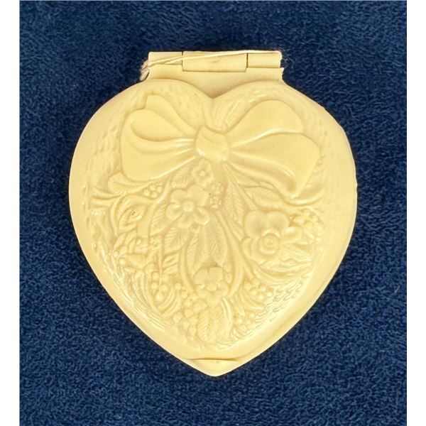 Herman Berns Celluloid Heart Ring Box