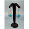 Image 1 : Sterling Silver Turquoise Earrings