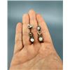 Image 2 : Sterling Silver Pearl Earrings