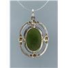 Image 2 : Sterling Silver Jade Pendant