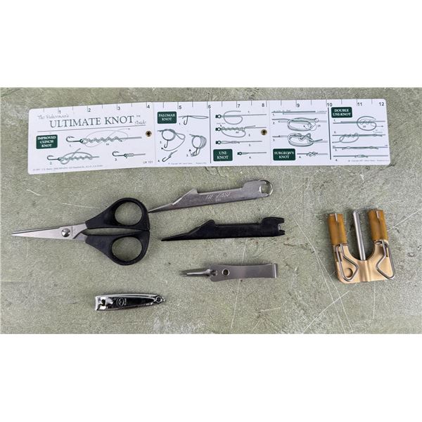 Collection of Fly Fishing Line Tying Tools