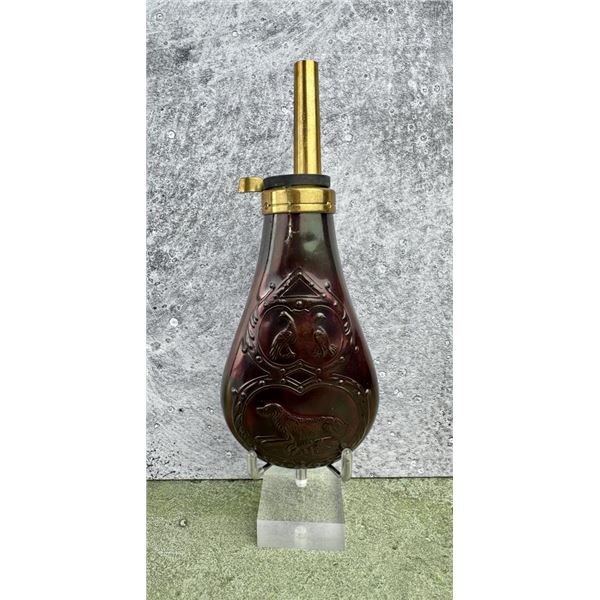 Brass and Copper Powder Flask