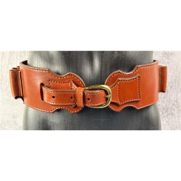 12ga Leather shotgun Ammo Belt