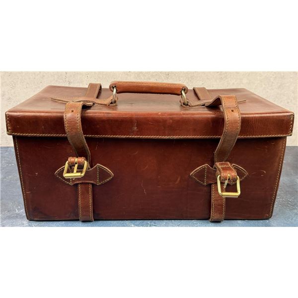 Custom Made Leather Shotgun Hunting Box