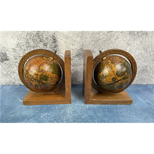 Italian Made Globe Bookends