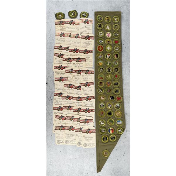 BSA Boy Scouts of America Merit Badge Sash