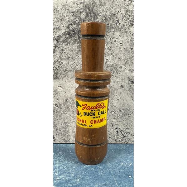 Faulk's WA-33 Duck Call