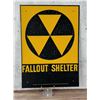 US Department of Defense Fallout Shelter Sign