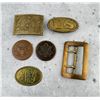 Collection of US Army Belt Buckles
