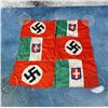 Image 1 : WW2 Hitler Mussolini Summit Silk Handkerchief