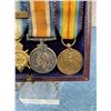 Image 3 : WWI WW1 Cased British Miniature Medal Set