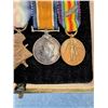 Image 4 : WWI WW1 Cased British Miniature Medal Set