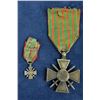 Image 2 : WWI WW1 French Croix de Guerre Medal