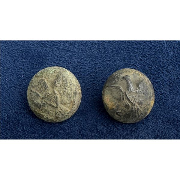 Fort Custer Montana Indian Wars Kepi Buttons