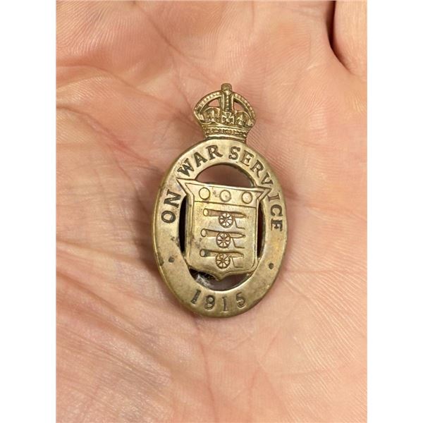 WWI WW1 Great Britain War Service Badge