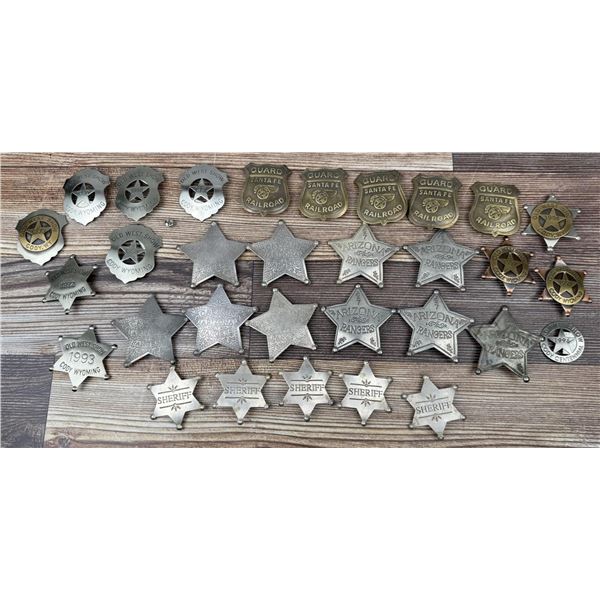 Collection of Reproduction Police Badges