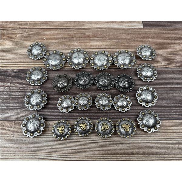 Cowboy Bridle Rosettes