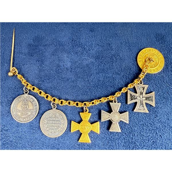 WWI WW1 Prussian German Miniature Medals