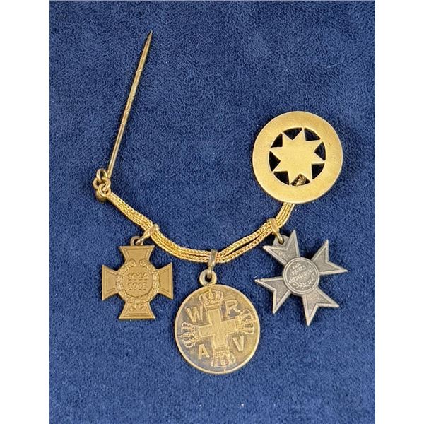 WWI WW1 Prussian German Miniature Medals