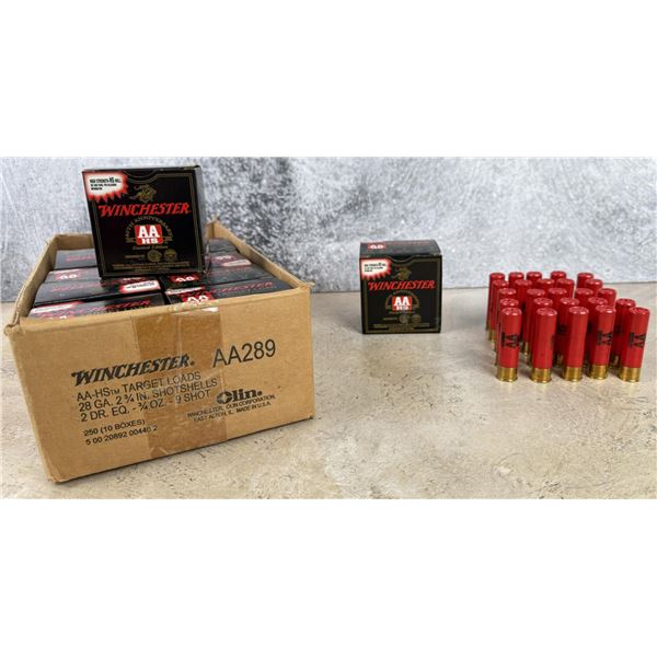 225 Rounds of Winchester 28ga Shotgun Ammo